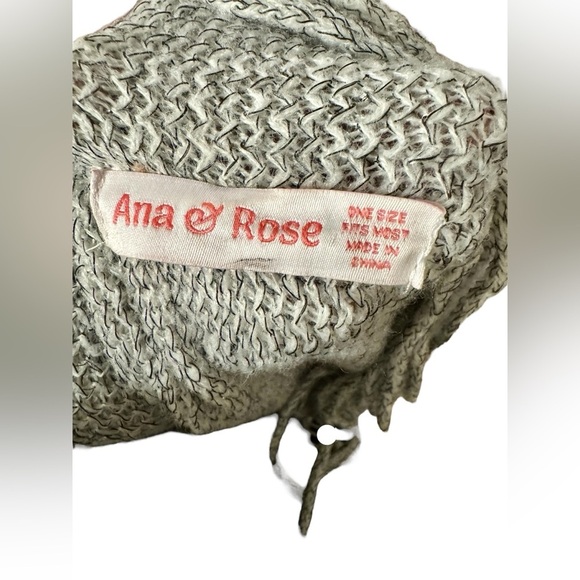 “ANA & ROSE” COLOR BLOCK FRINGE SHAWL ONE SIZE FITS MOST BNWOT 🏷️ - Picture 3 of 8